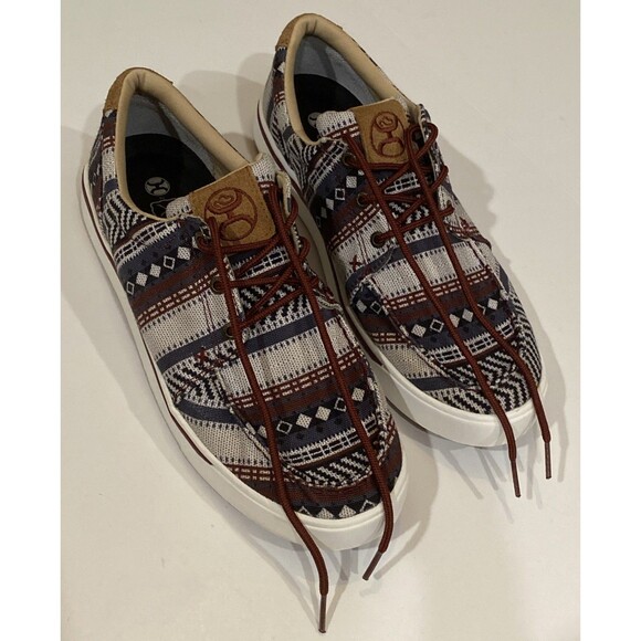 Hooey Twisted X Mens 11 Loper Dark Baja Aztec Tribal Shoes Kicks Sneaker MHYC025 - Picture 13 of 13